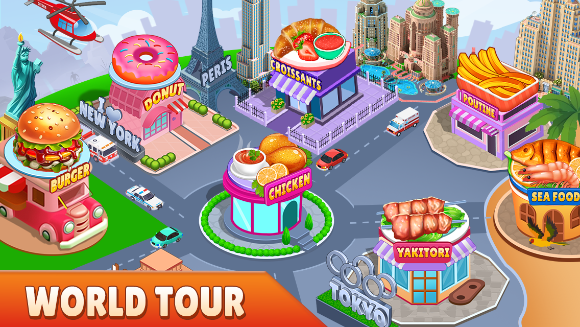 اسکرین شات 3 بازی Food Serve - Cooking Games
