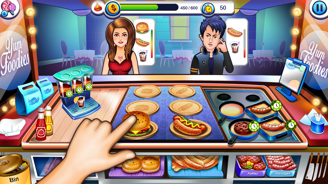 اسکرین شات 1 بازی Cooking Mania - Lets Cook
