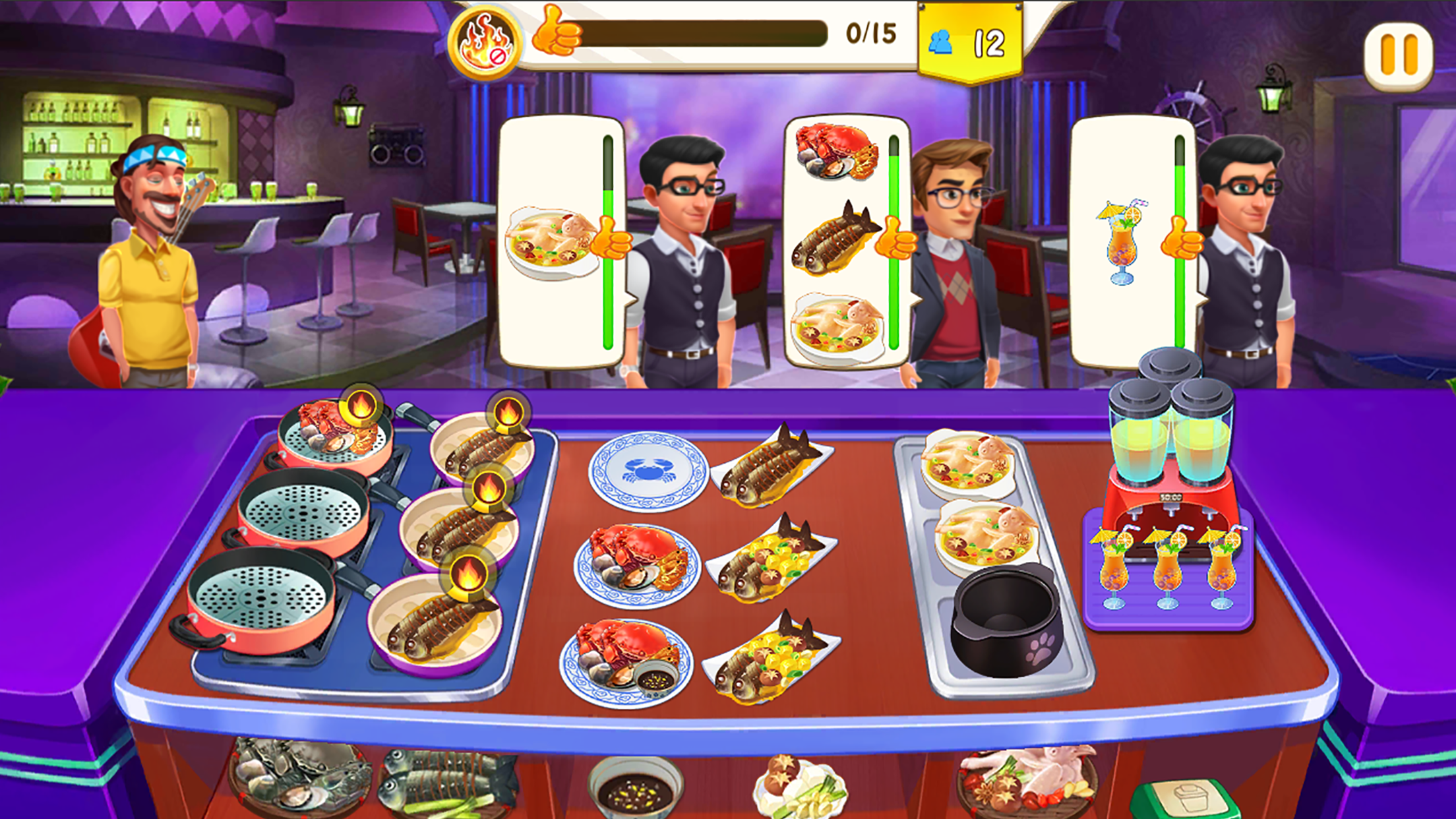 اسکرین شات 6 بازی Cooking Rush - Chef game