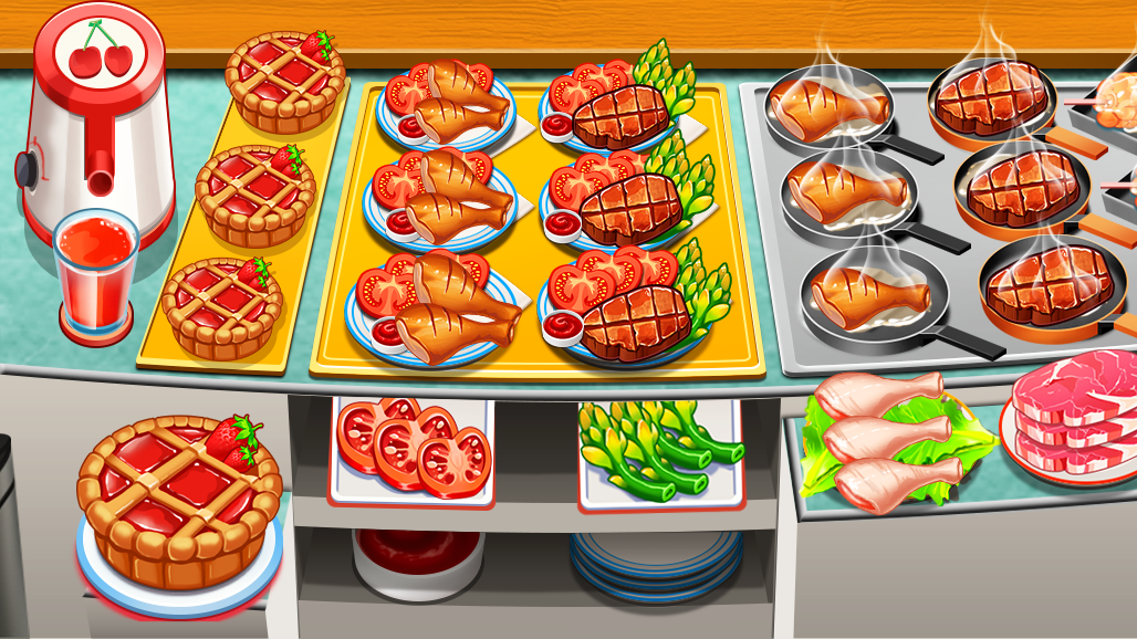 اسکرین شات 2 برنامه Cooking School Games for Girls