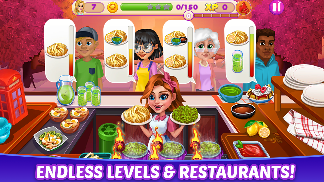 اسکرین شات 4 برنامه Cooking School Games for Girls