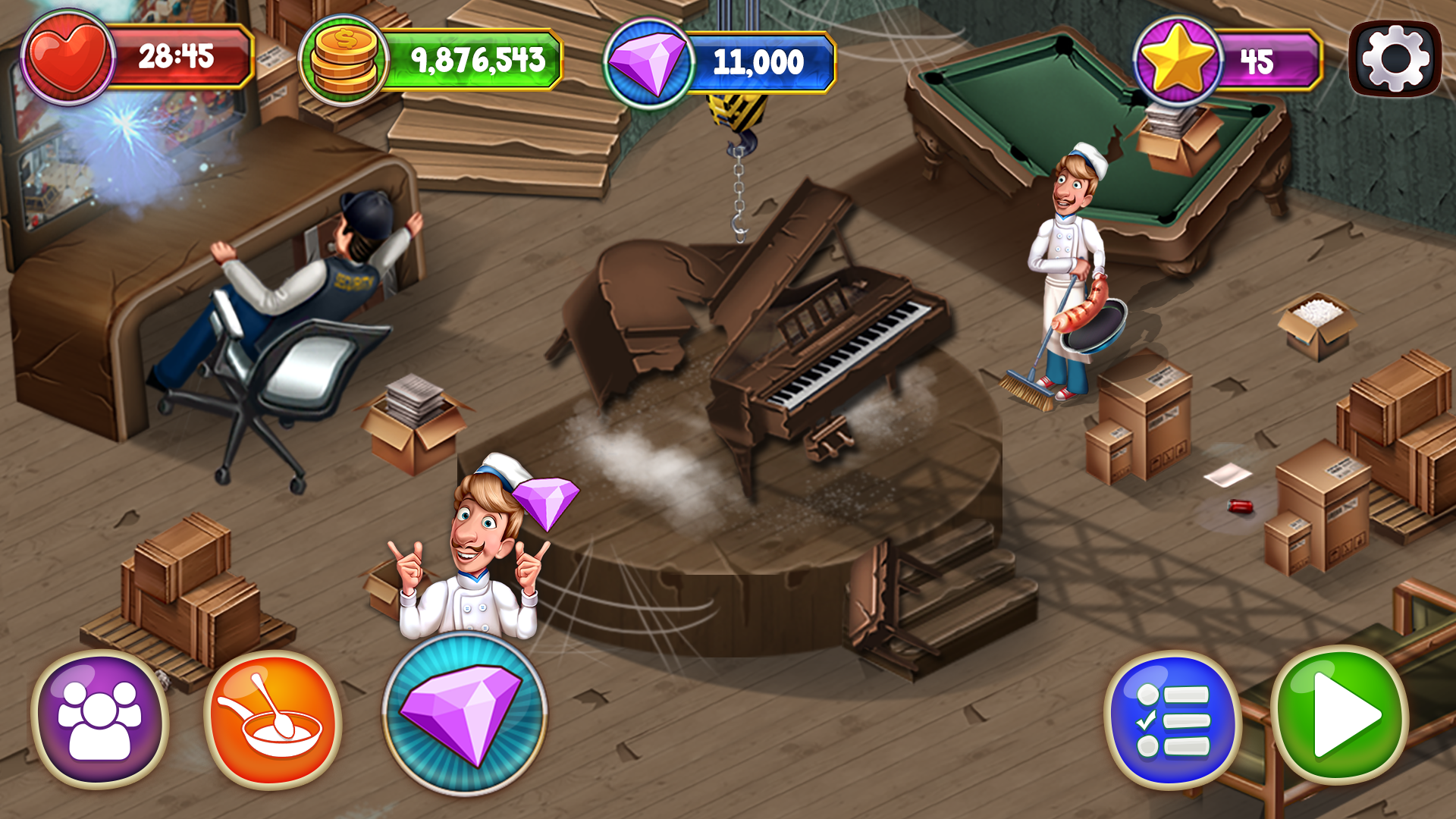 اسکرین شات 7 بازی Cooking Team: Cooking Games