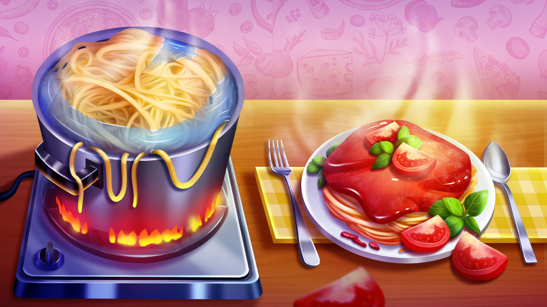 اسکرین شات 1 بازی Cooking Team: Restaurant Games