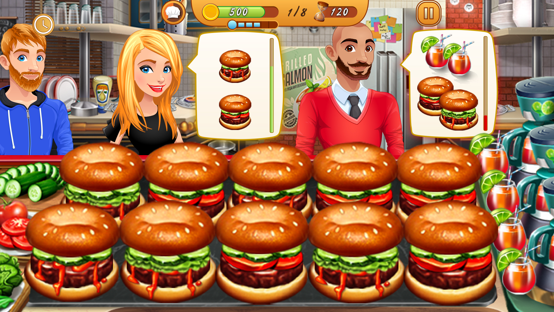 اسکرین شات 4 بازی Cooking Team: Restaurant Games