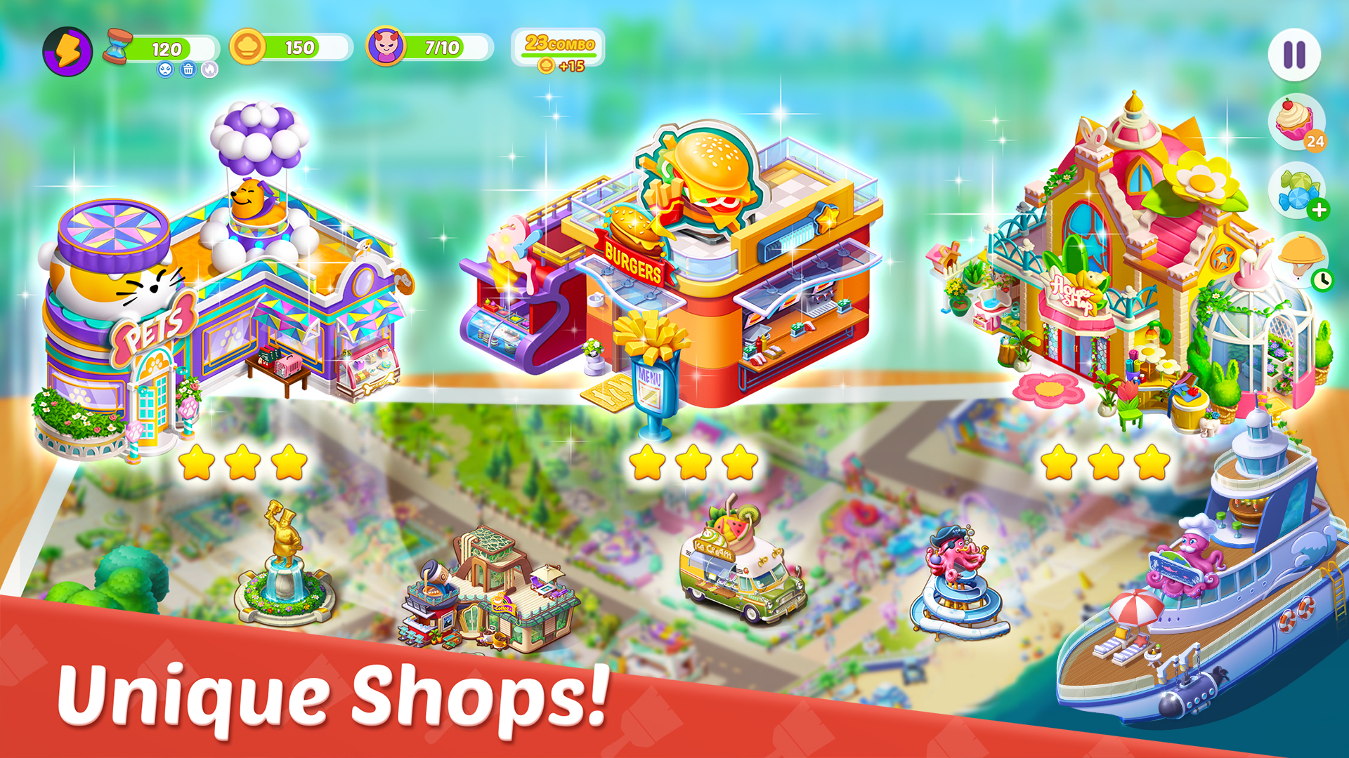 اسکرین شات 5 بازی Cooking Town - Restaurant Game