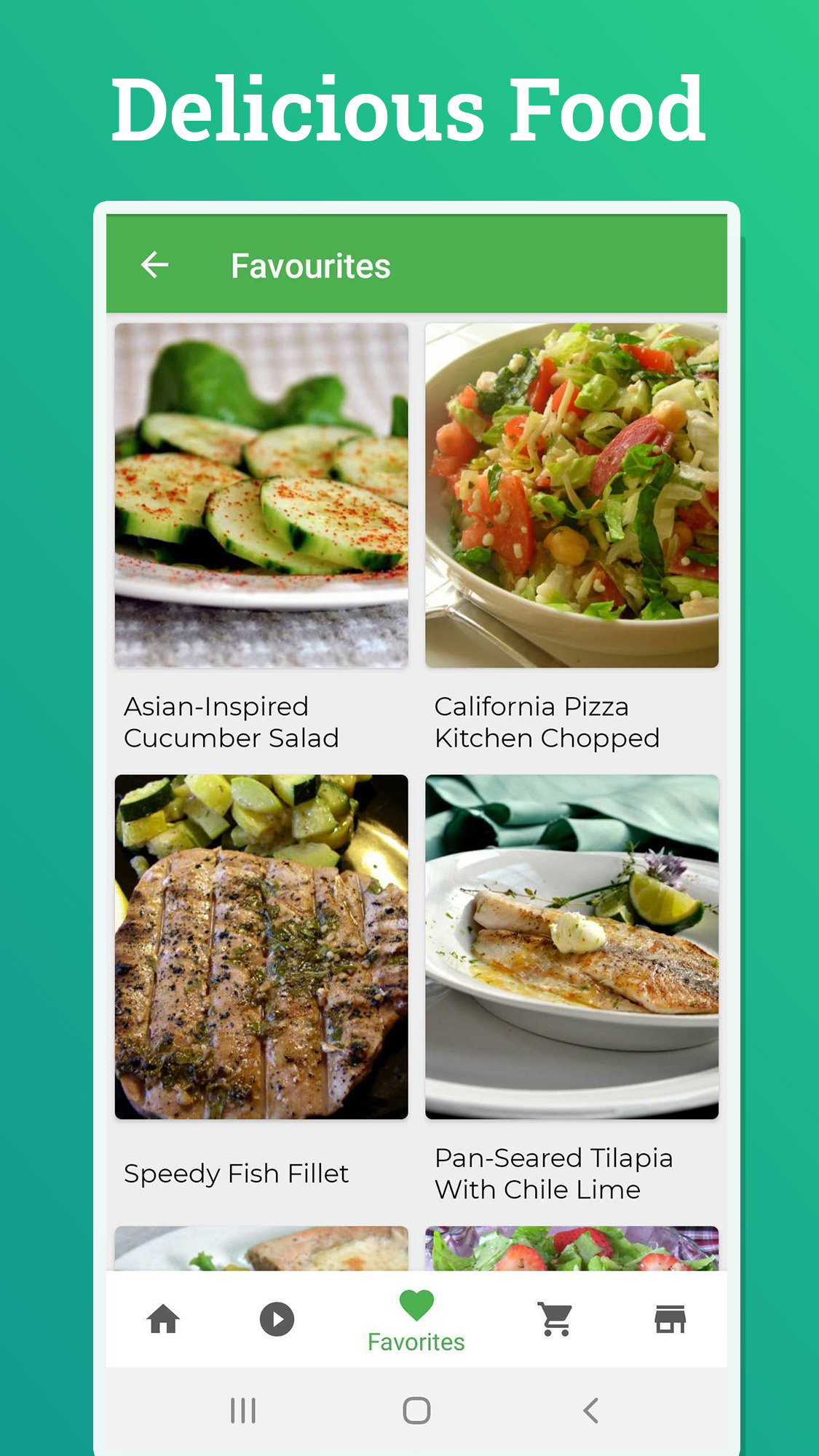اسکرین شات 3 برنامه Diabetic Recipes: Healthy Food