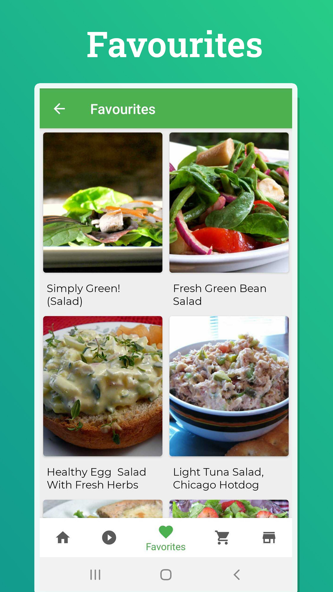 اسکرین شات 4 برنامه Diabetic Recipes: Healthy Food