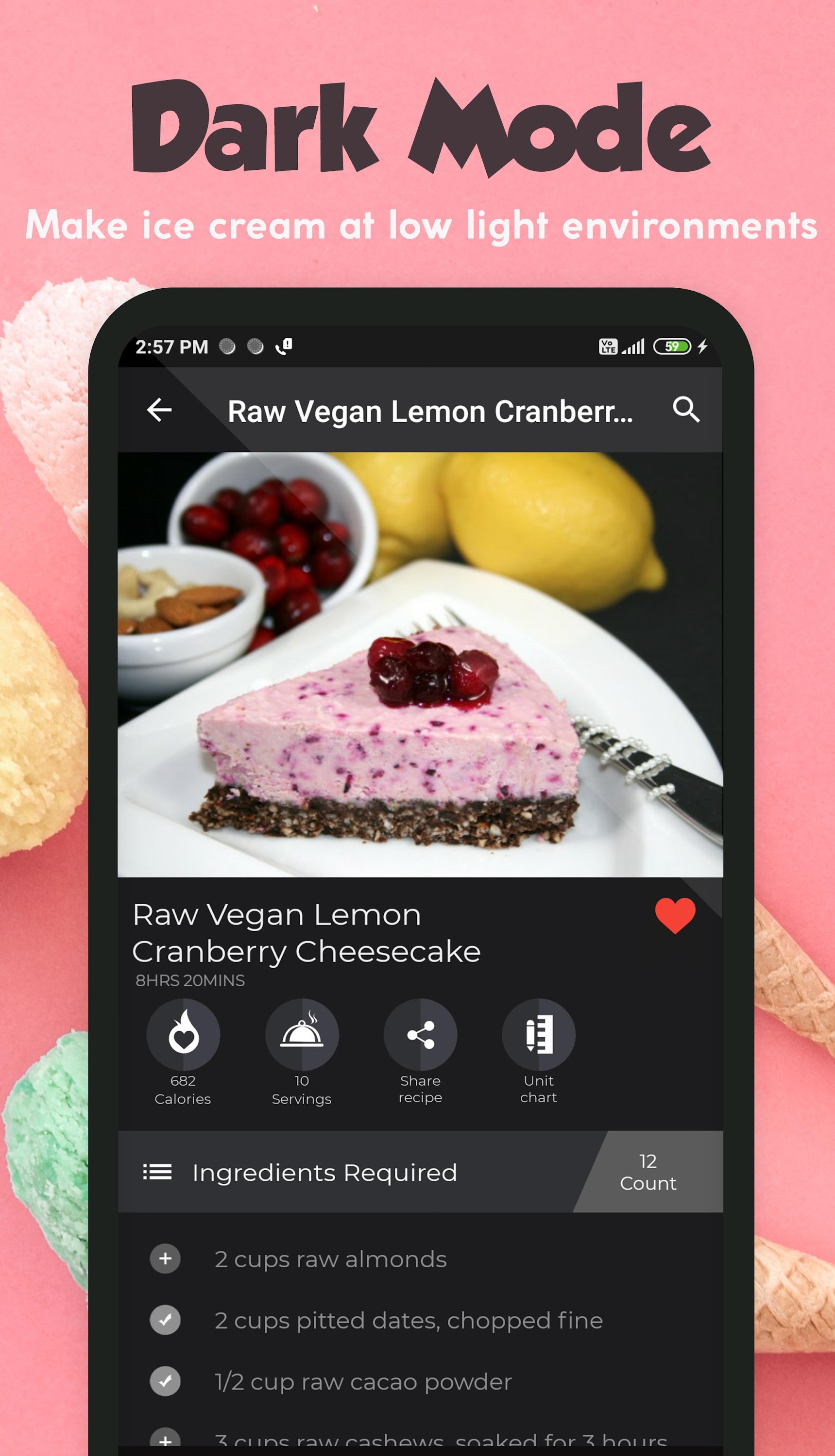 اسکرین شات 4 برنامه Ice Cream Recipes