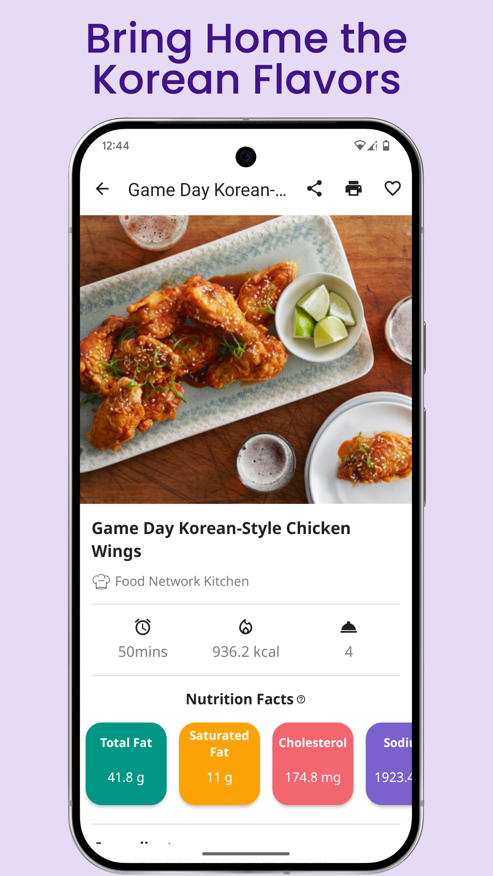 اسکرین شات 2 برنامه Korean Recipes