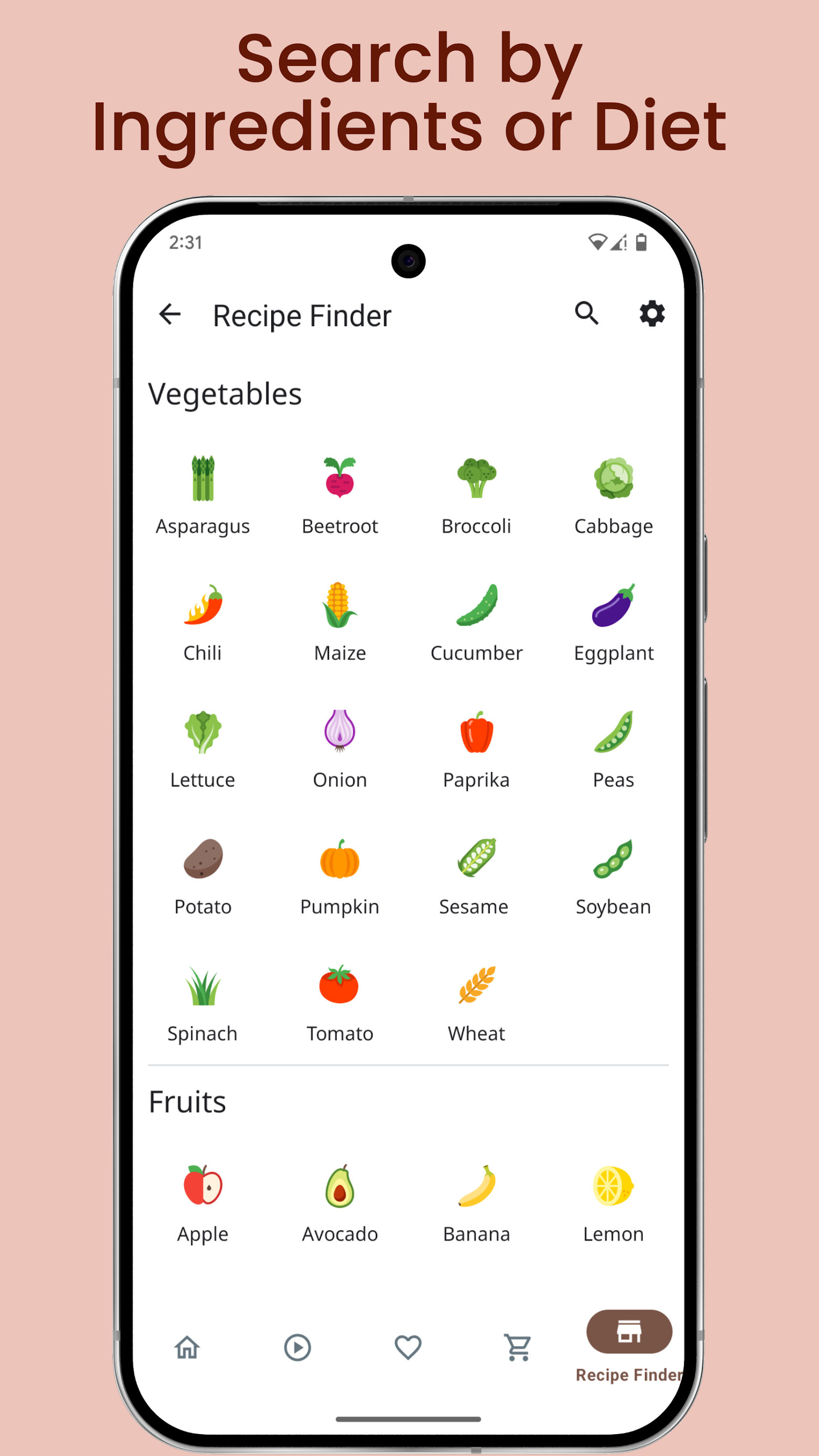 اسکرین شات 5 برنامه Low Calorie Recipes