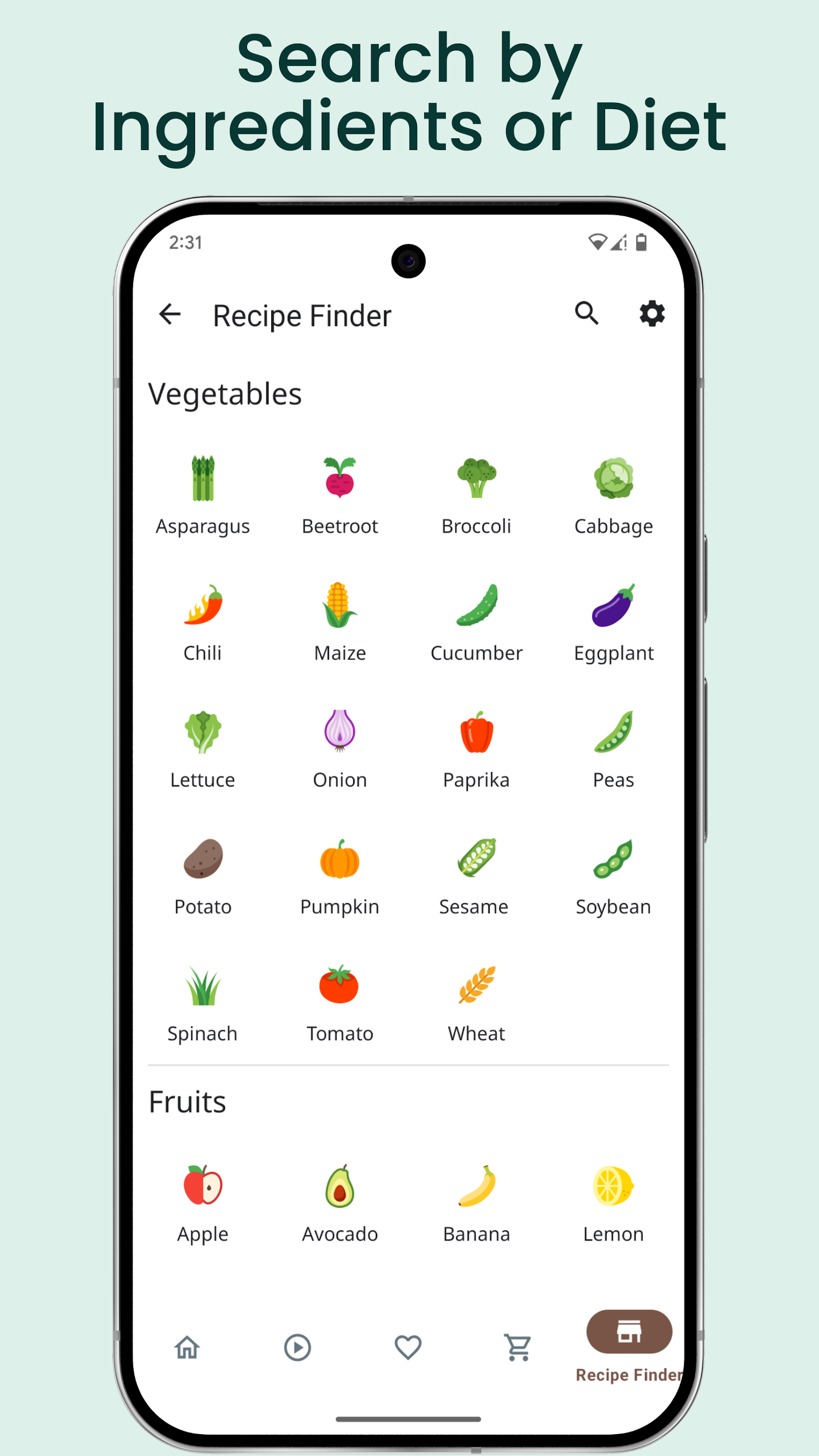 اسکرین شات 5 برنامه Recipe book : Healthy recipes