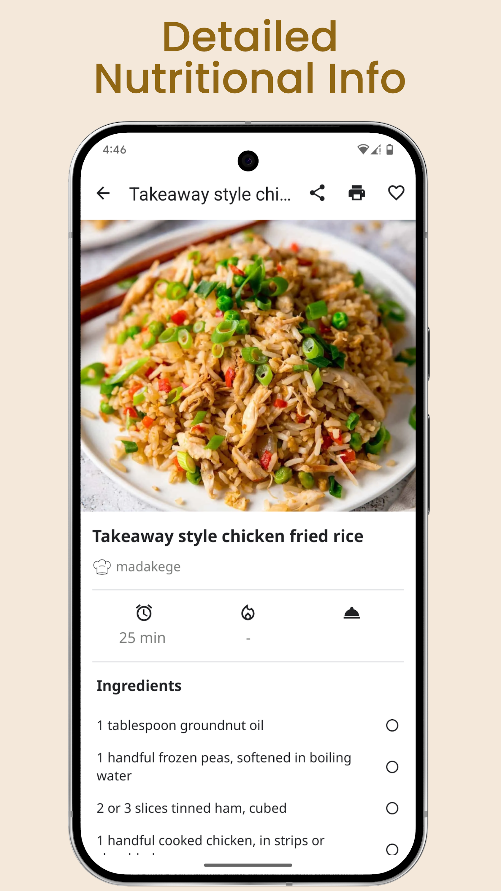 اسکرین شات 4 برنامه Rice Recipes