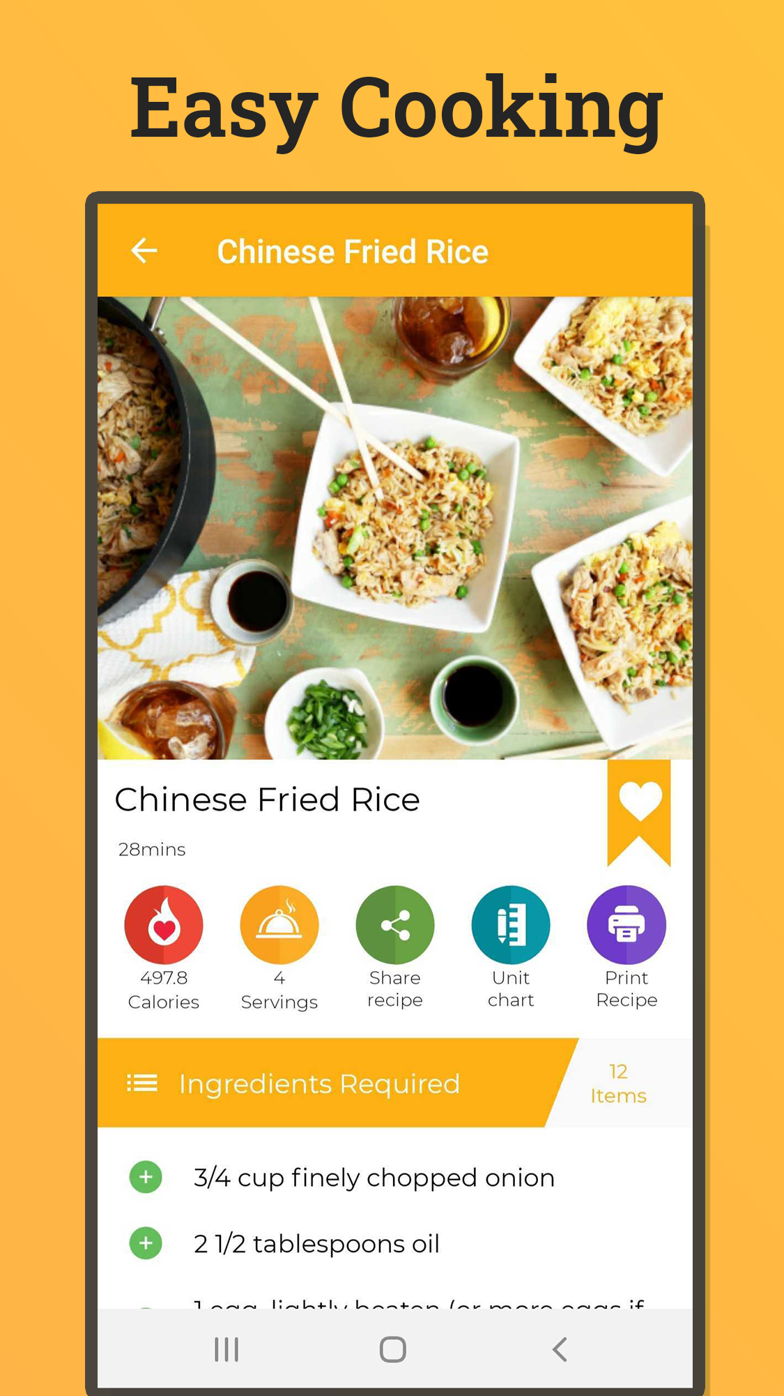 اسکرین شات 2 برنامه Rice Recipes