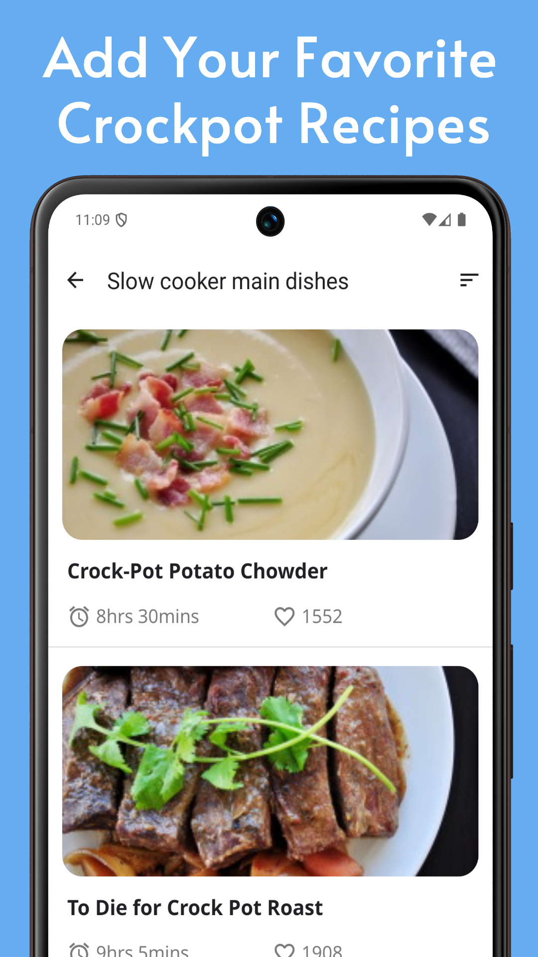 اسکرین شات 4 برنامه Crock Pot: Slow Cooker Recipes