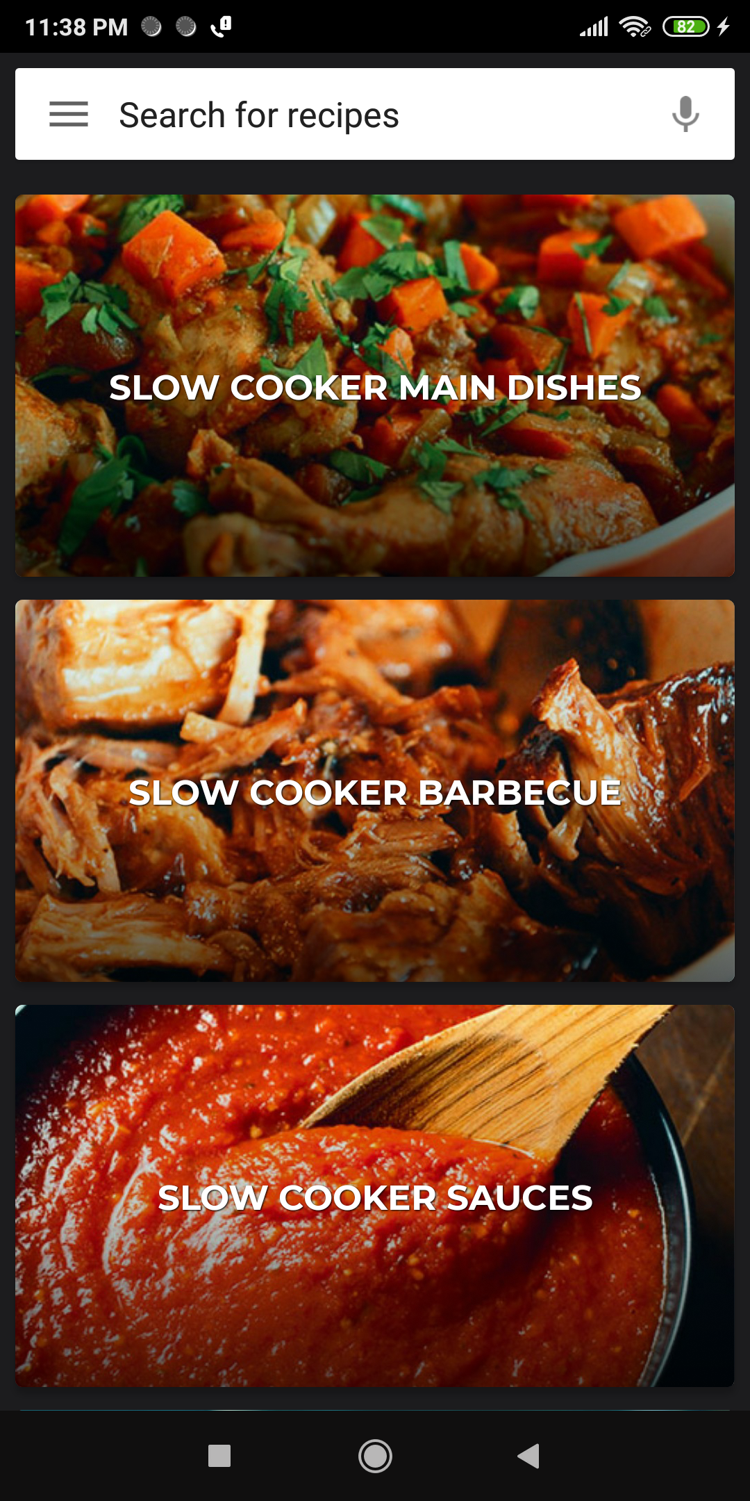 اسکرین شات 6 برنامه Crock Pot: Slow Cooker Recipes
