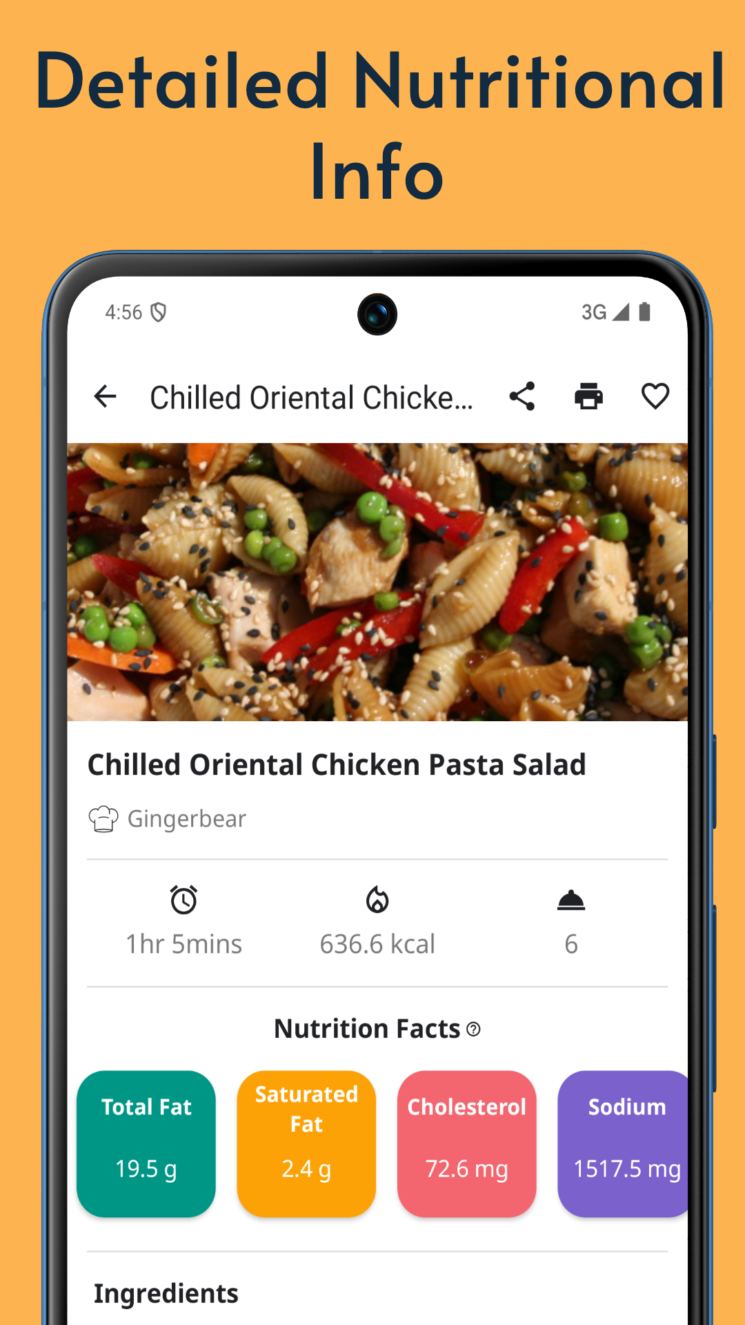 اسکرین شات 4 برنامه Recipes : World Cuisines
