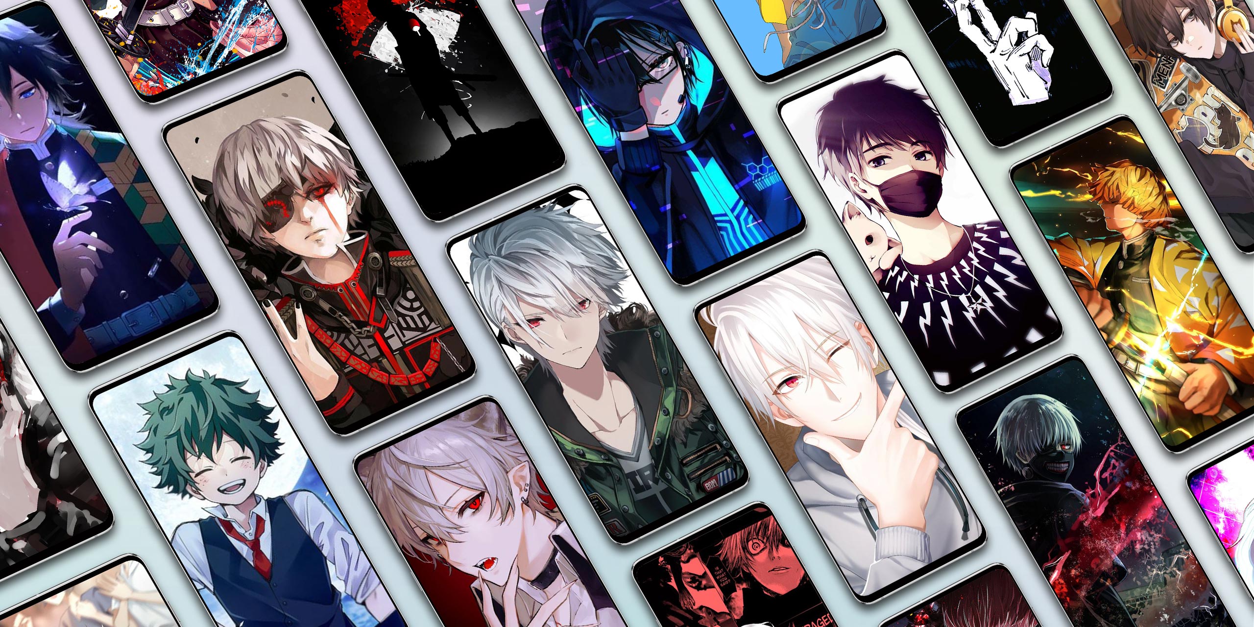 اسکرین شات 1 برنامه Anime Boy Wallpapers