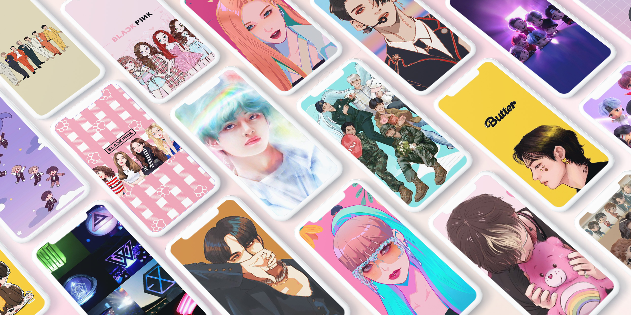 اسکرین شات 1 برنامه Kpop Idol Wallpapers