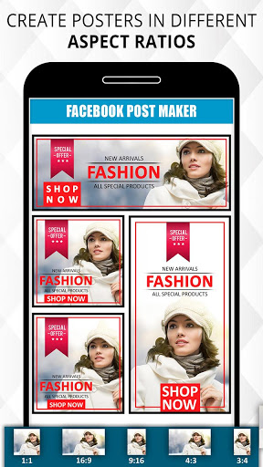 اسکرین شات 2 برنامه Post Maker for Social Media