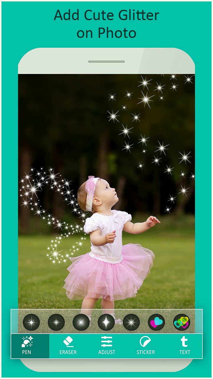اسکرین شات 2 برنامه Artful - Photo Glitter Effects