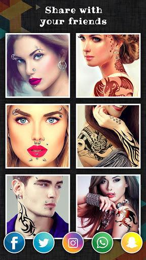 اسکرین شات 5 برنامه Inked: Tattoo My Photo