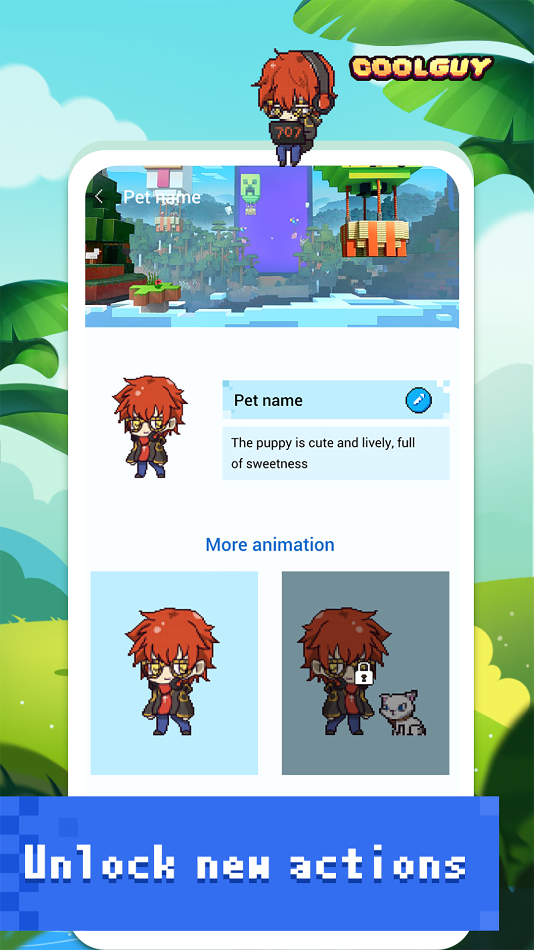 اسکرین شات 4 برنامه Pixel Shimeji - Desktop Pet