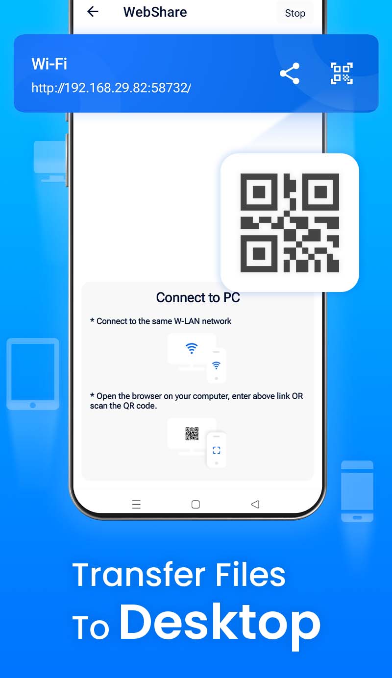 اسکرین شات 4 برنامه Nearby Share - Fast Transfer