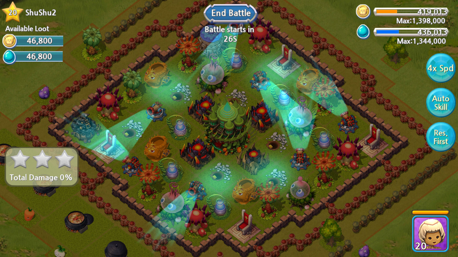 اسکرین شات 3 بازی Forest Of Heroes : Clash Of Hero