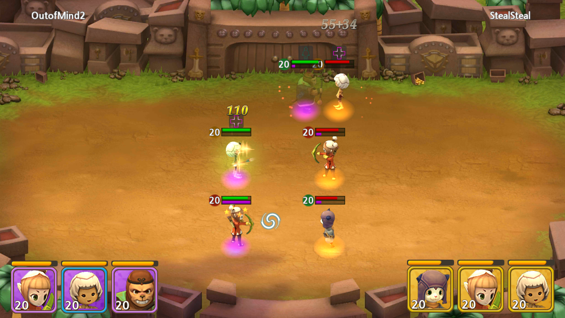 اسکرین شات 2 بازی Forest Of Heroes : Clash Of Hero