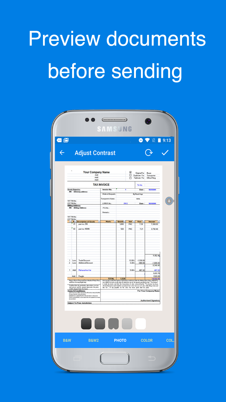 اسکرین شات 3 برنامه Easy Fax - Send Fax from Phone