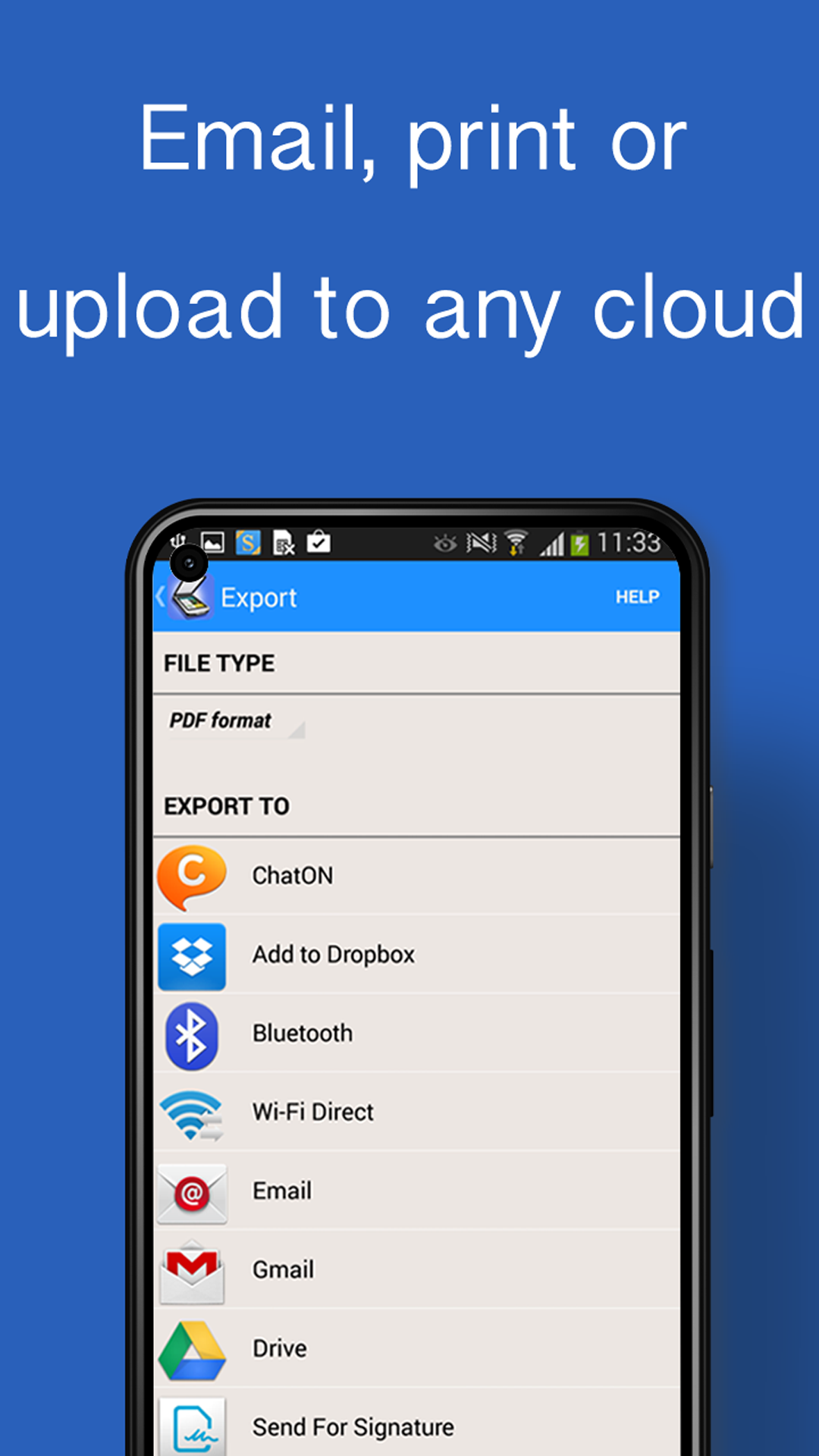 اسکرین شات 5 برنامه Fast Scanner - PDF Scan App
