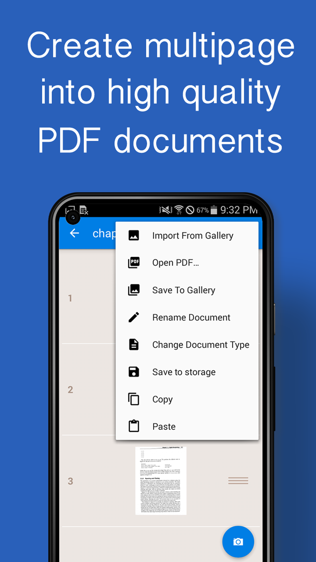 اسکرین شات 4 برنامه Fast Scanner - PDF Scan App