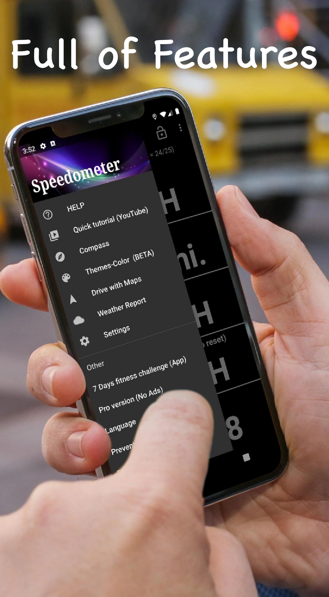 اسکرین شات 5 برنامه GPS Speedometer & Odometer