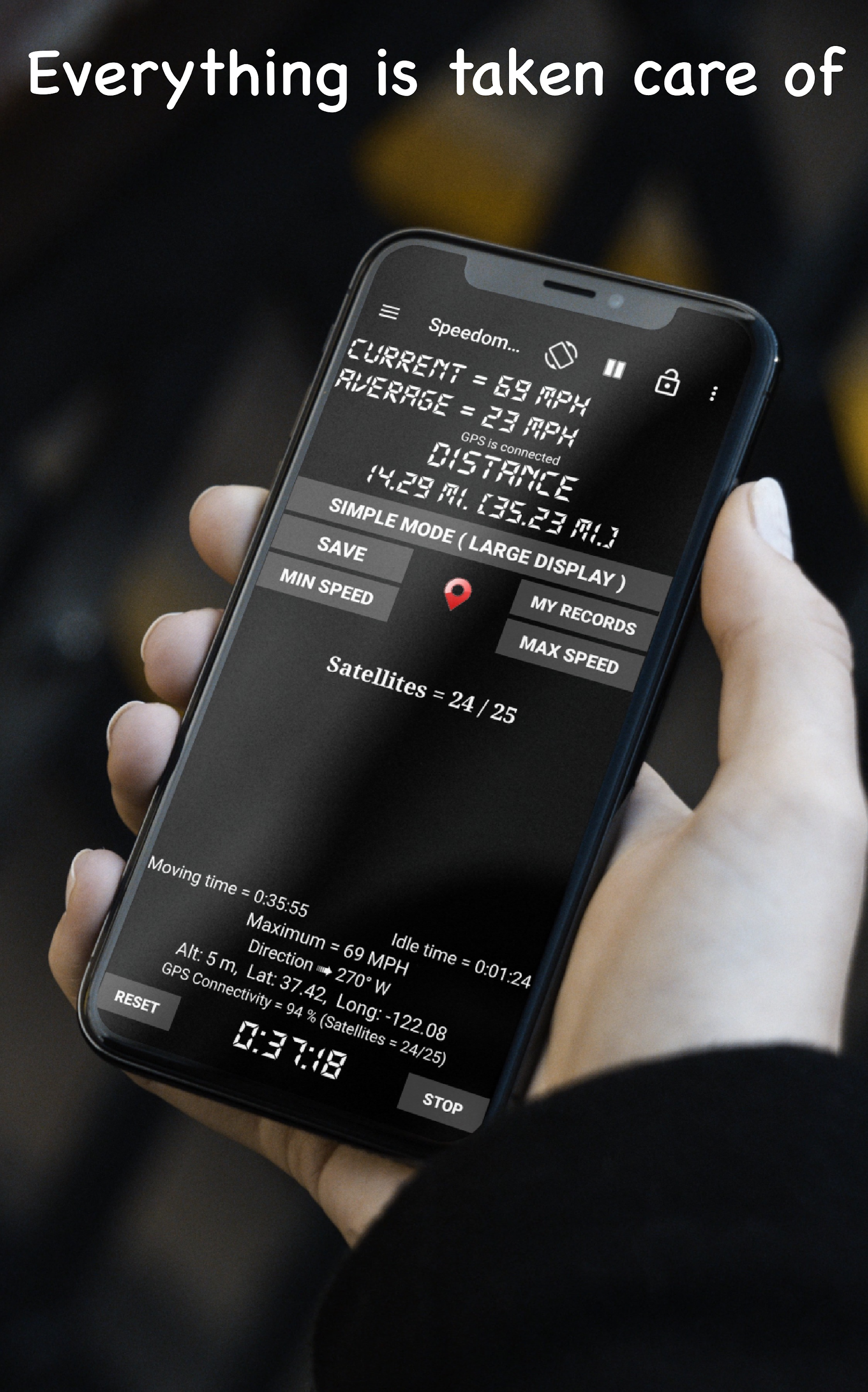 اسکرین شات 7 برنامه GPS Speedometer & Odometer