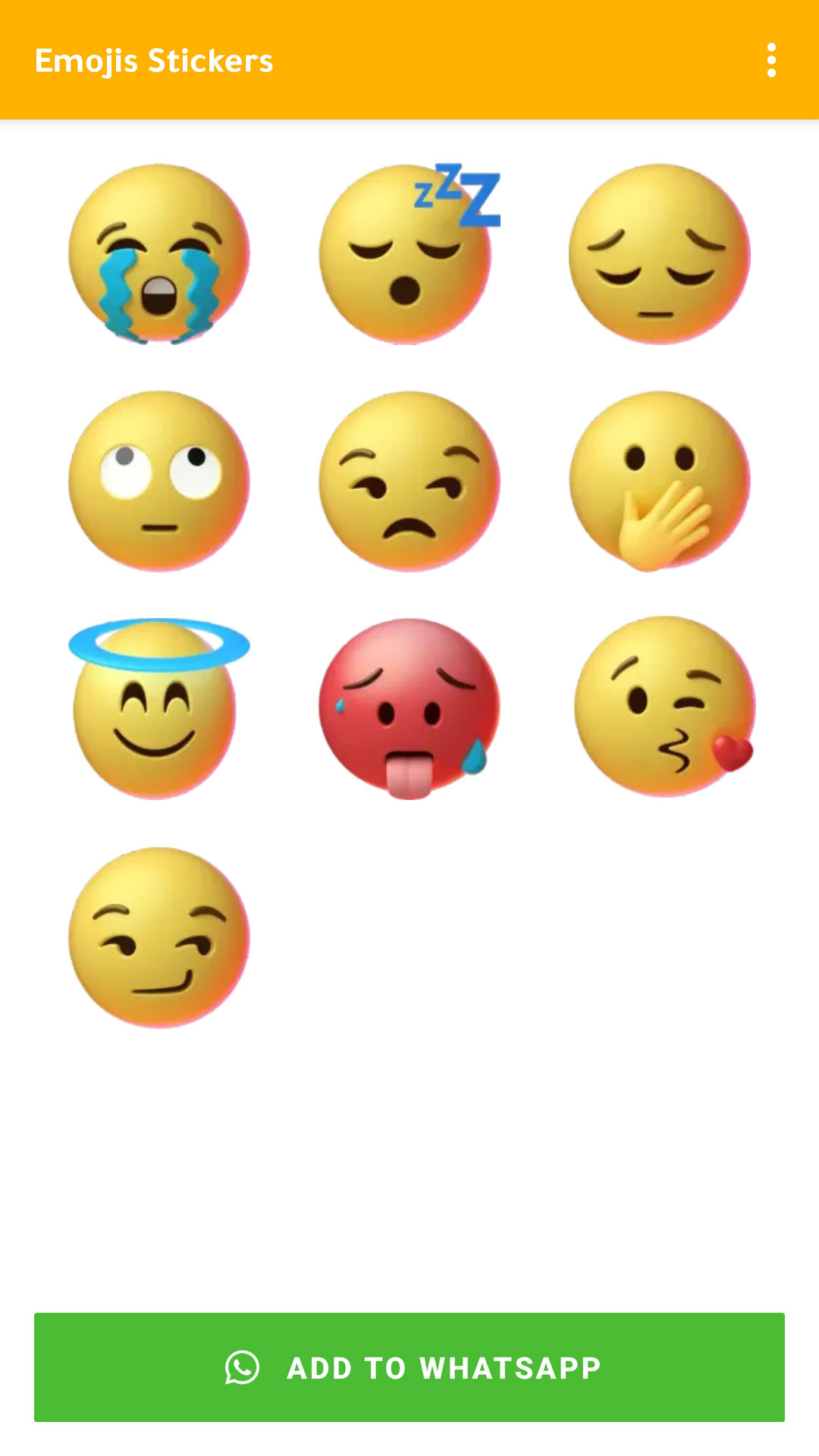 اسکرین شات 5 برنامه Emoji Stickers WASticker