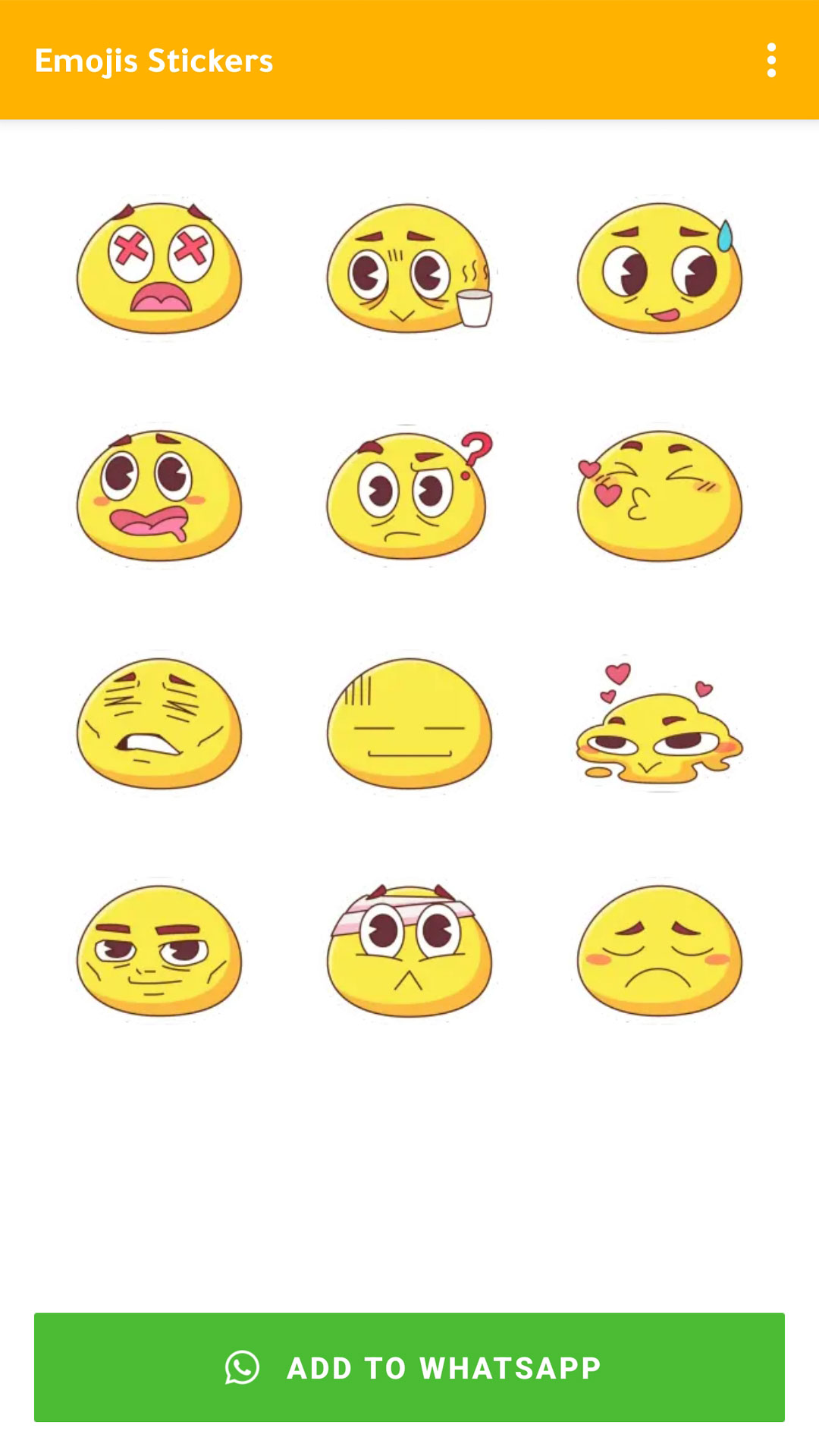 اسکرین شات 8 برنامه Emoji Stickers WASticker