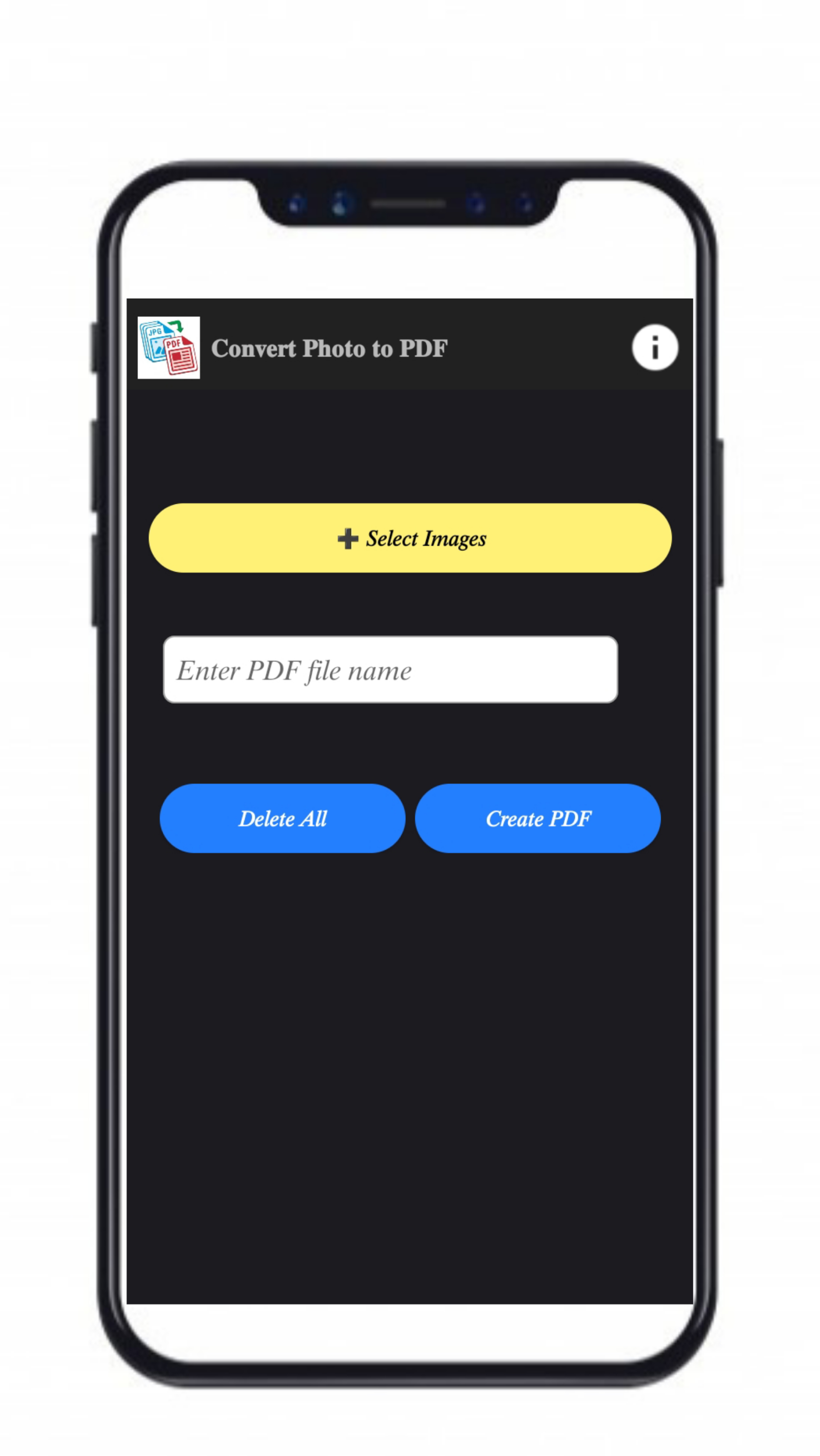 اسکرین شات 1 برنامه تبدیل عکس به PDF