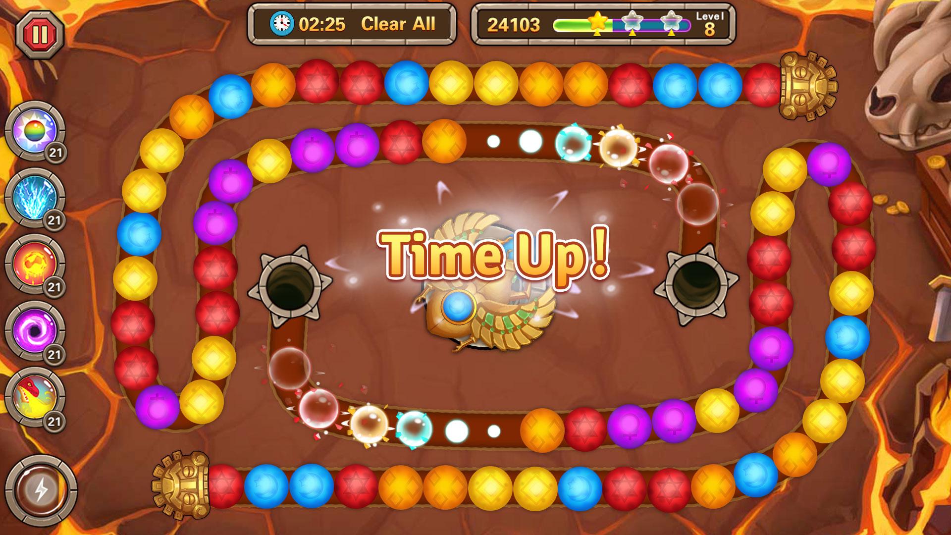 اسکرین شات 4 بازی Jungle Marble Blast