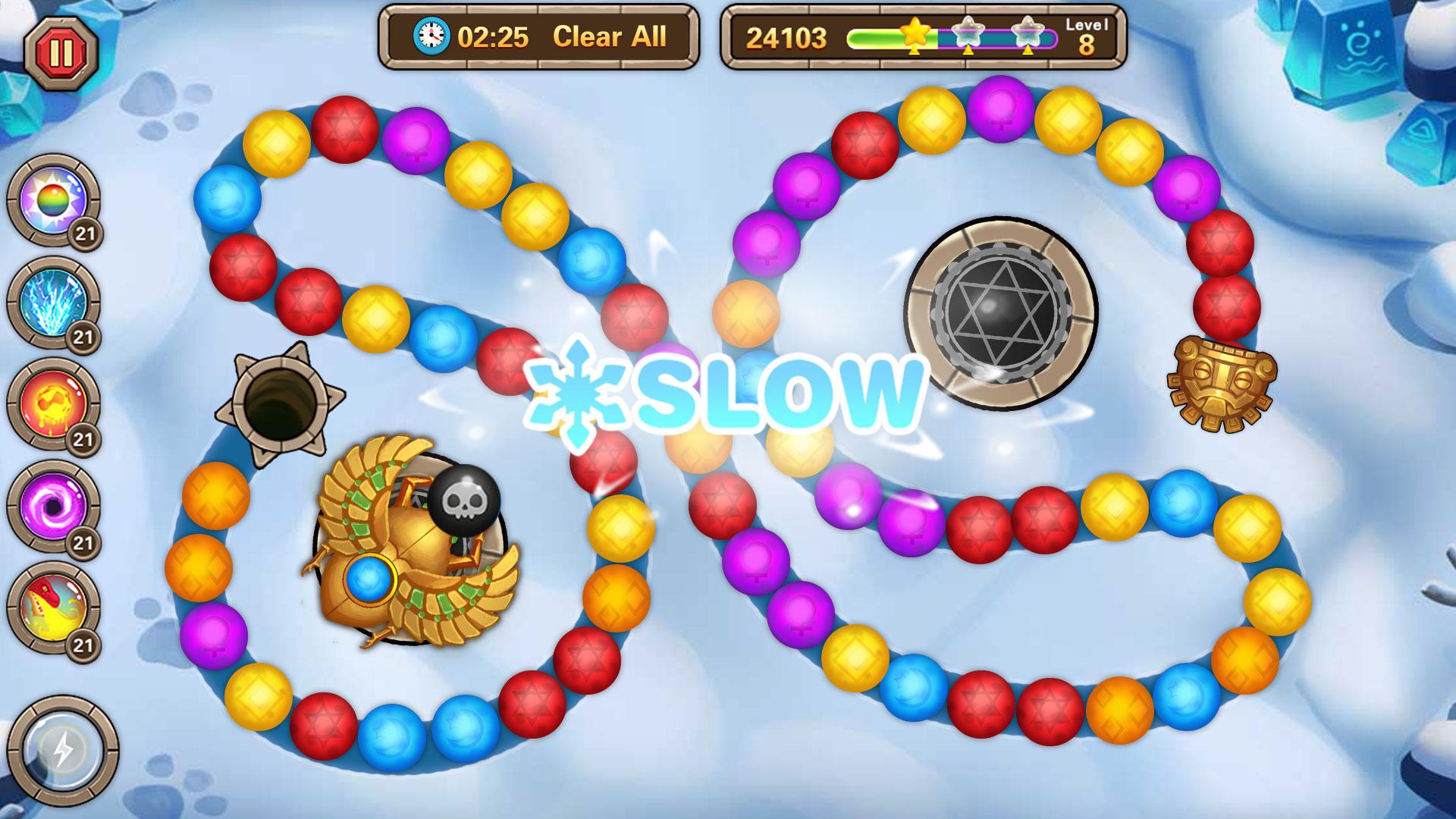 اسکرین شات 3 بازی Jungle Marble Blast