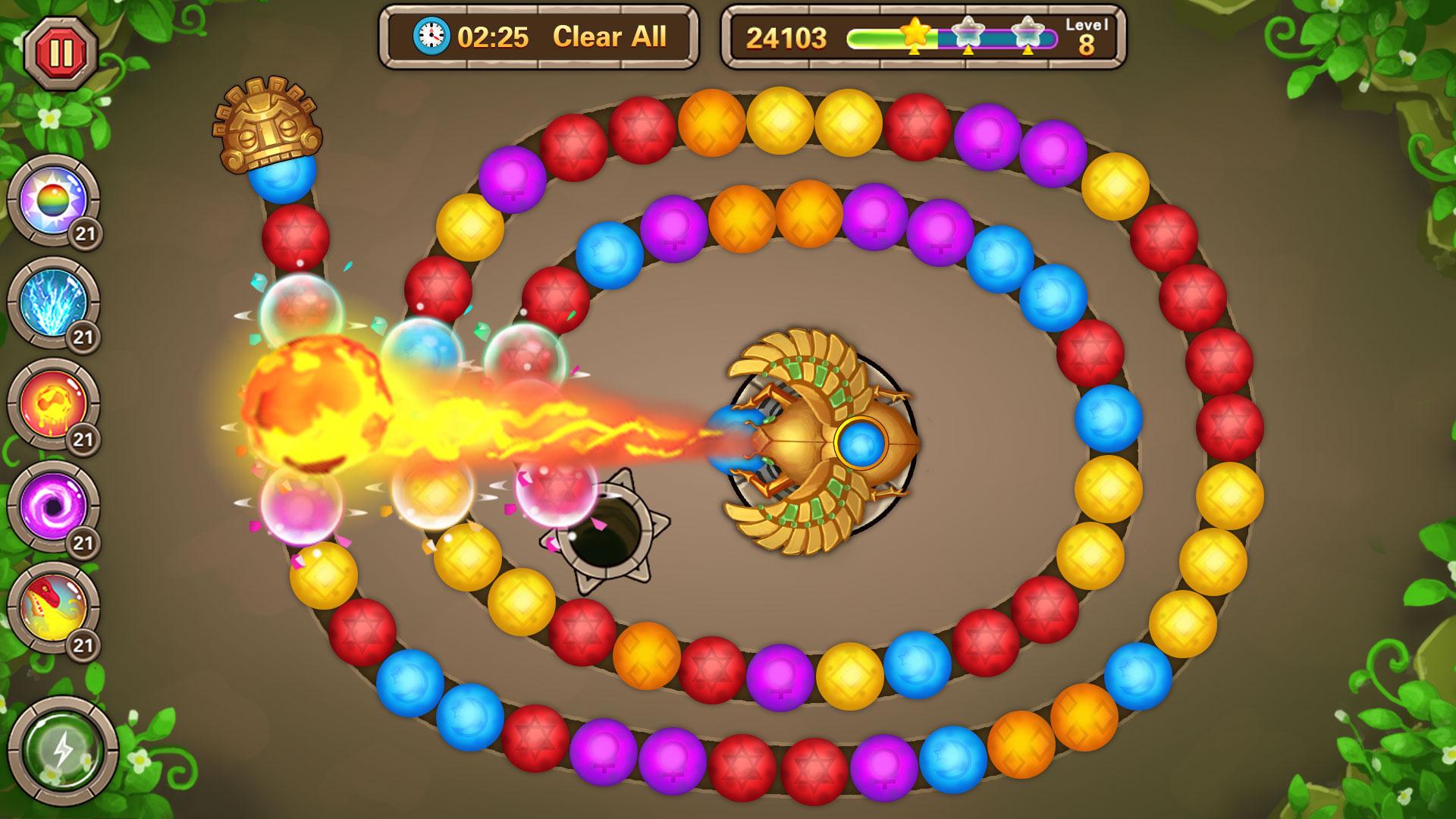 اسکرین شات 2 بازی Jungle Marble Blast