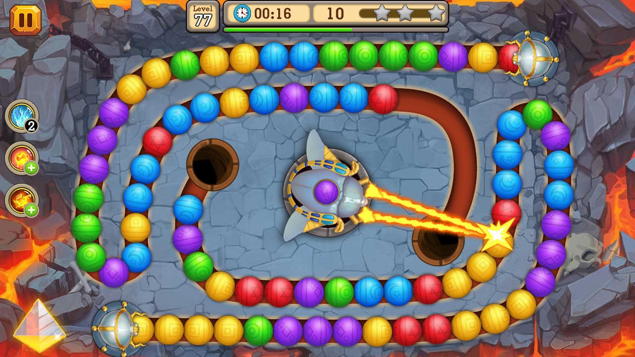 اسکرین شات 2 بازی Jungle Marble Blast 2