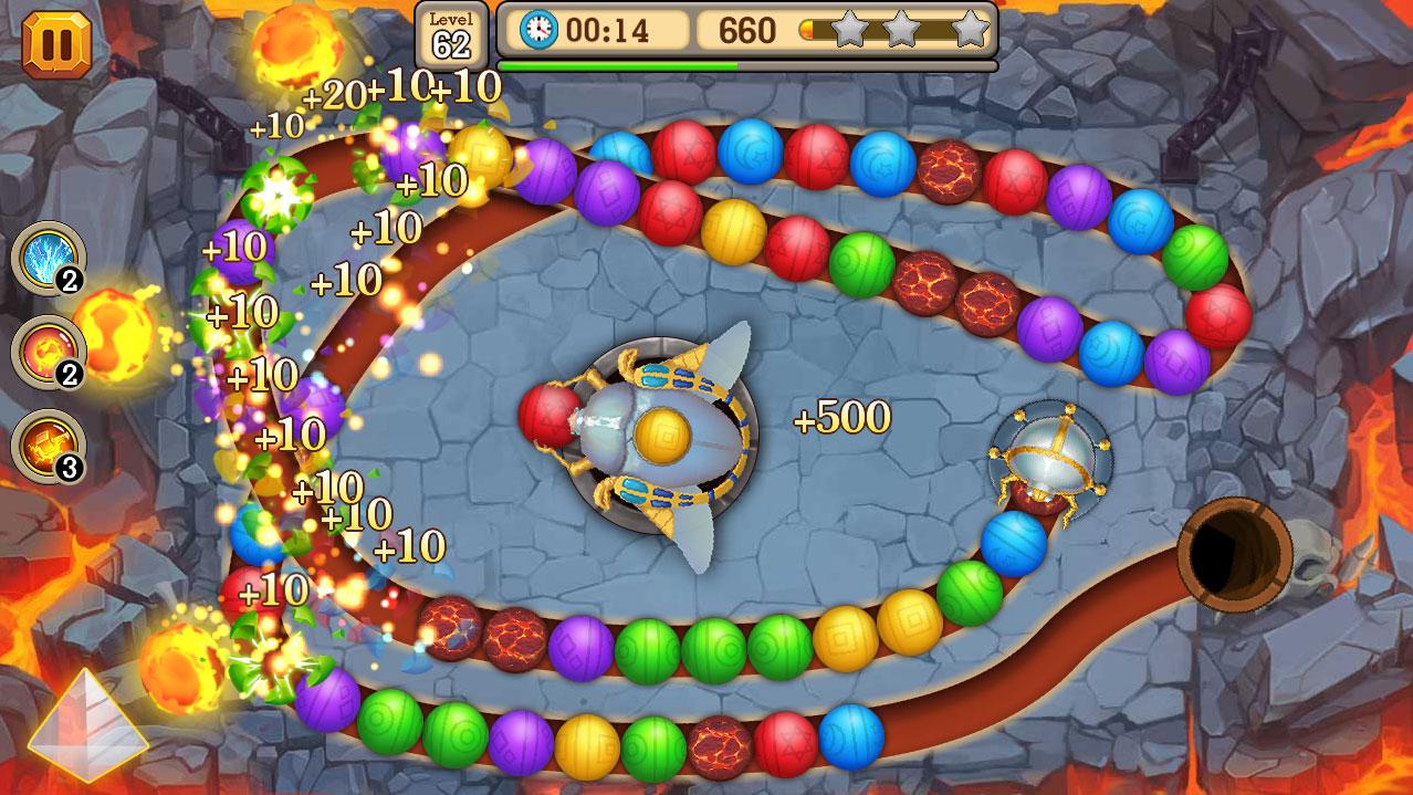 اسکرین شات بازی Jungle Marble Blast 2 1