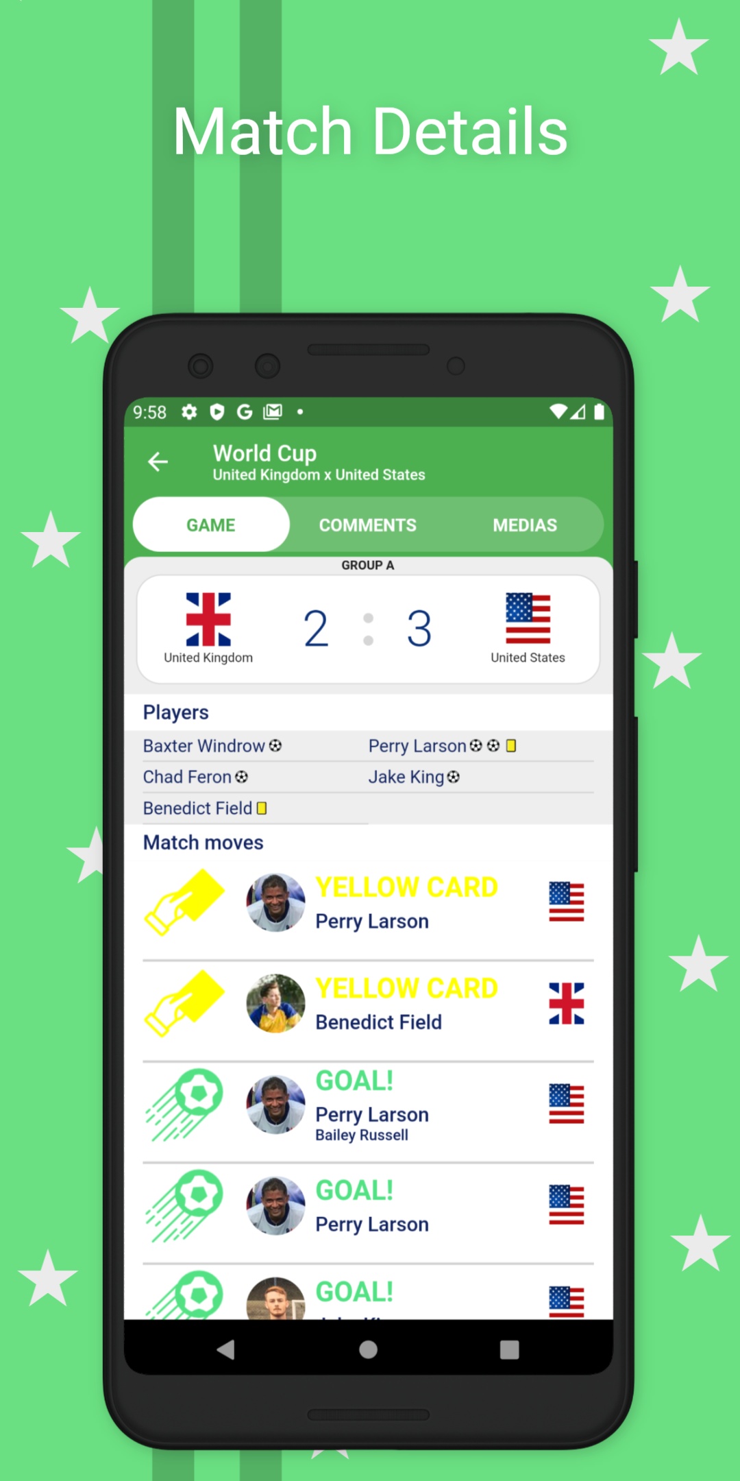 اسکرین شات 6 برنامه Easy Tournament: Organize Now!