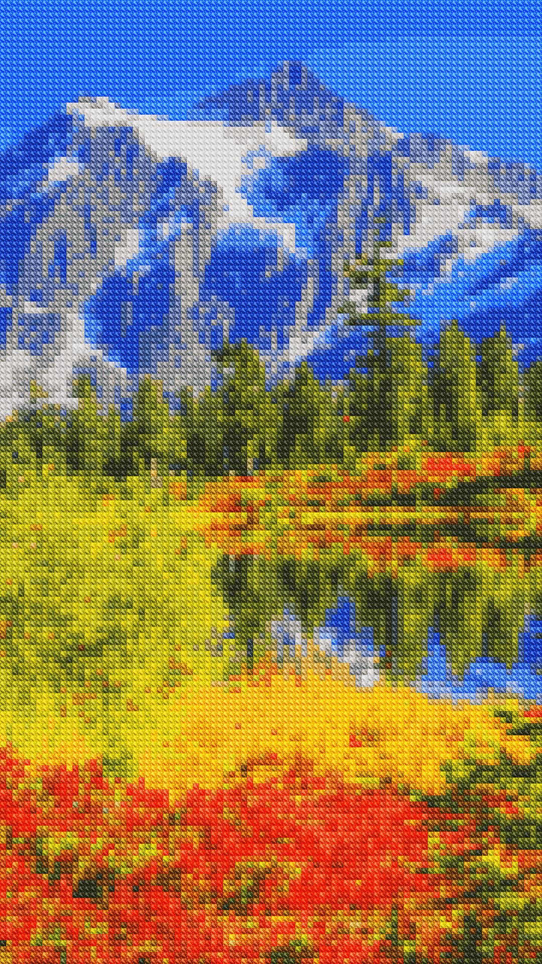 اسکرین شات برنامه Cross stitch pixel art game 6
