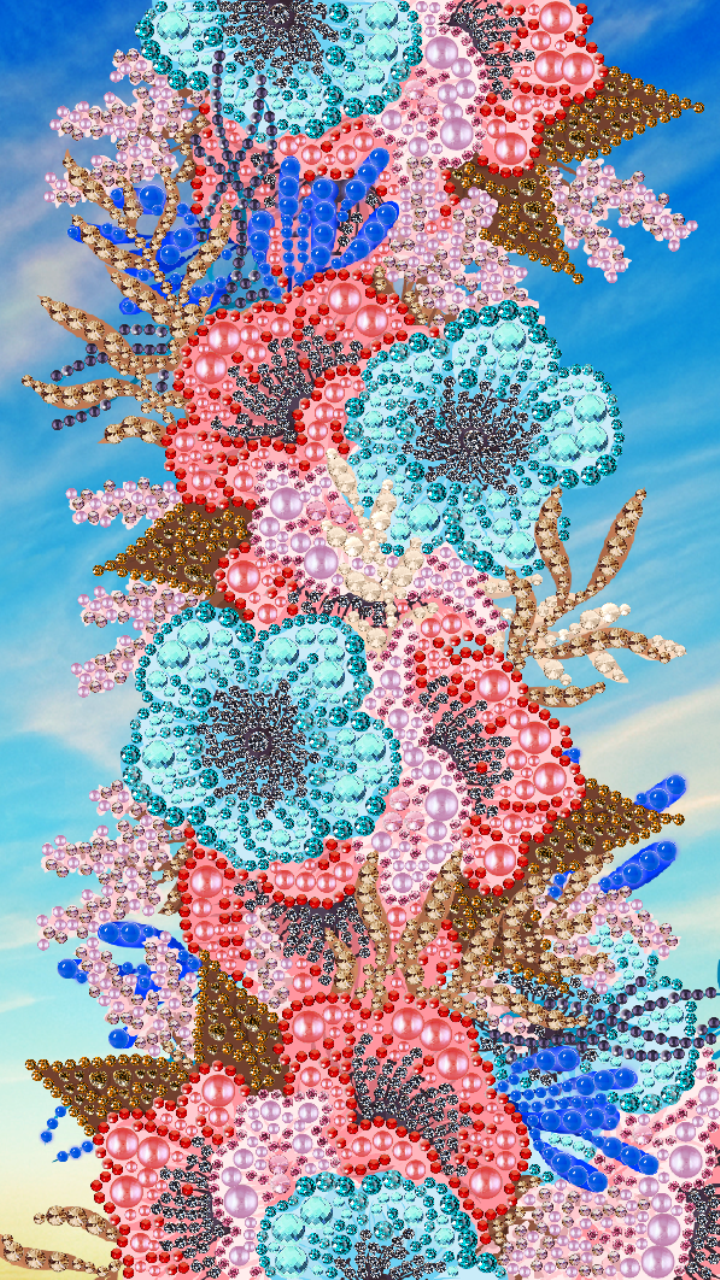 اسکرین شات 7 برنامه Diamond painting, coloring app