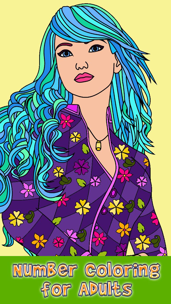 اسکرین شات 1 برنامه Number Coloring - relaxing app