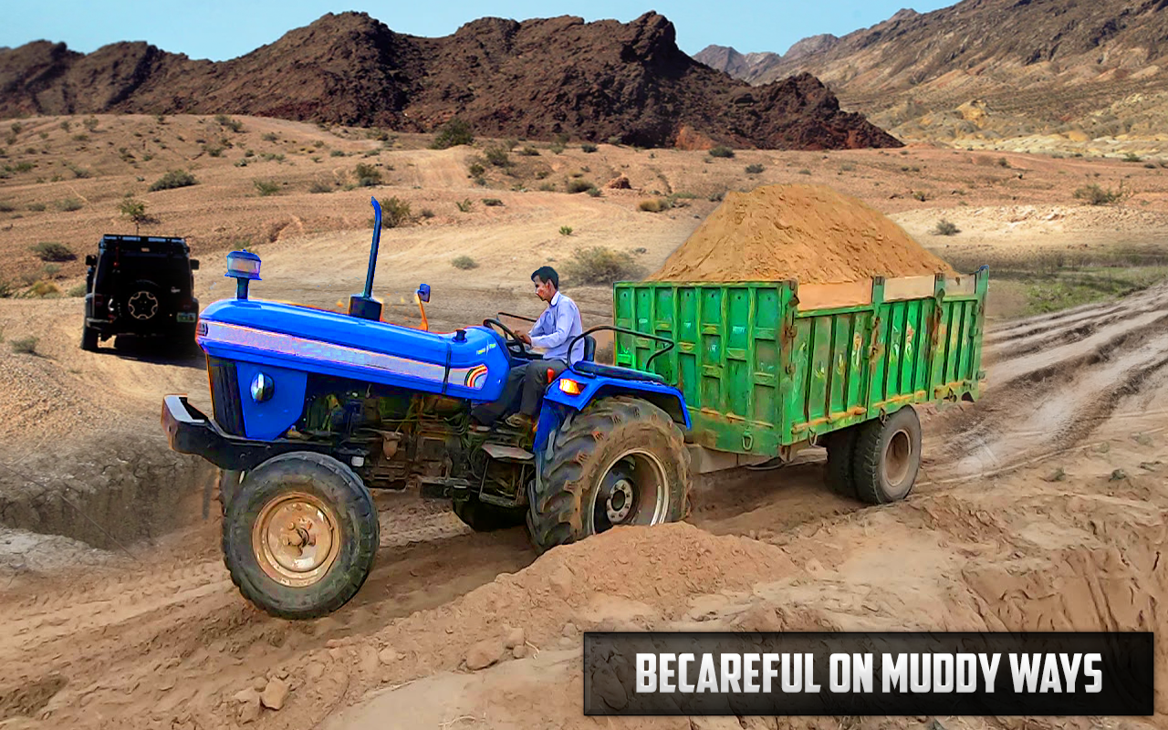 اسکرین شات 1 بازی Tractor trolley Driving Game