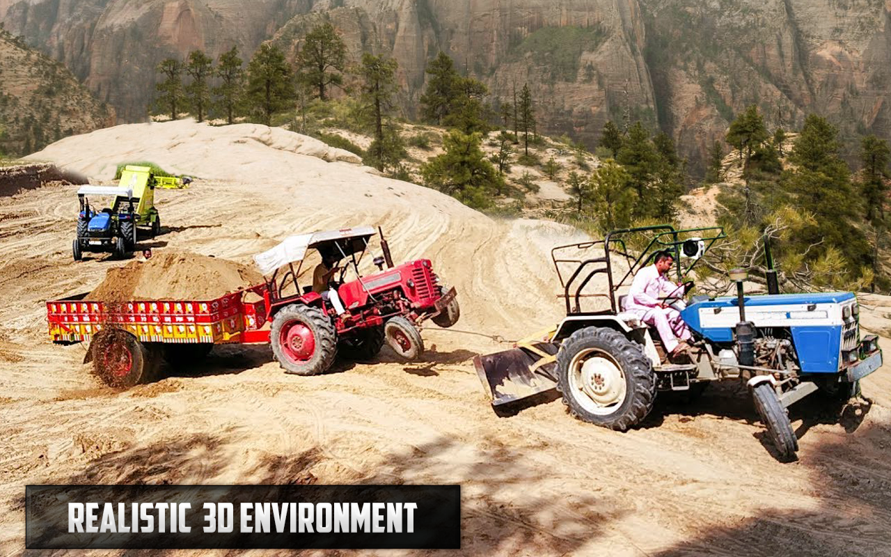اسکرین شات 3 بازی Tractor trolley Driving Game