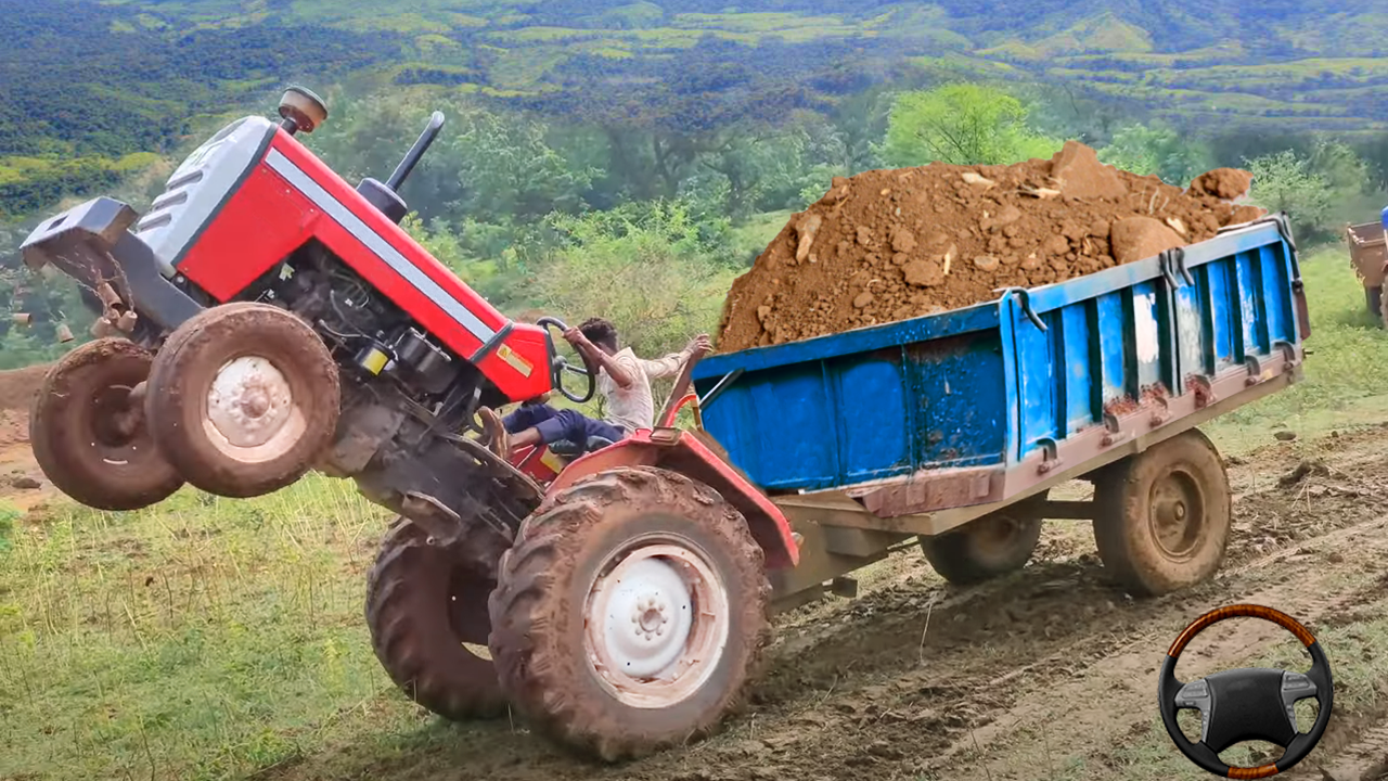 اسکرین شات 2 بازی Indian Tractor Pulling Game