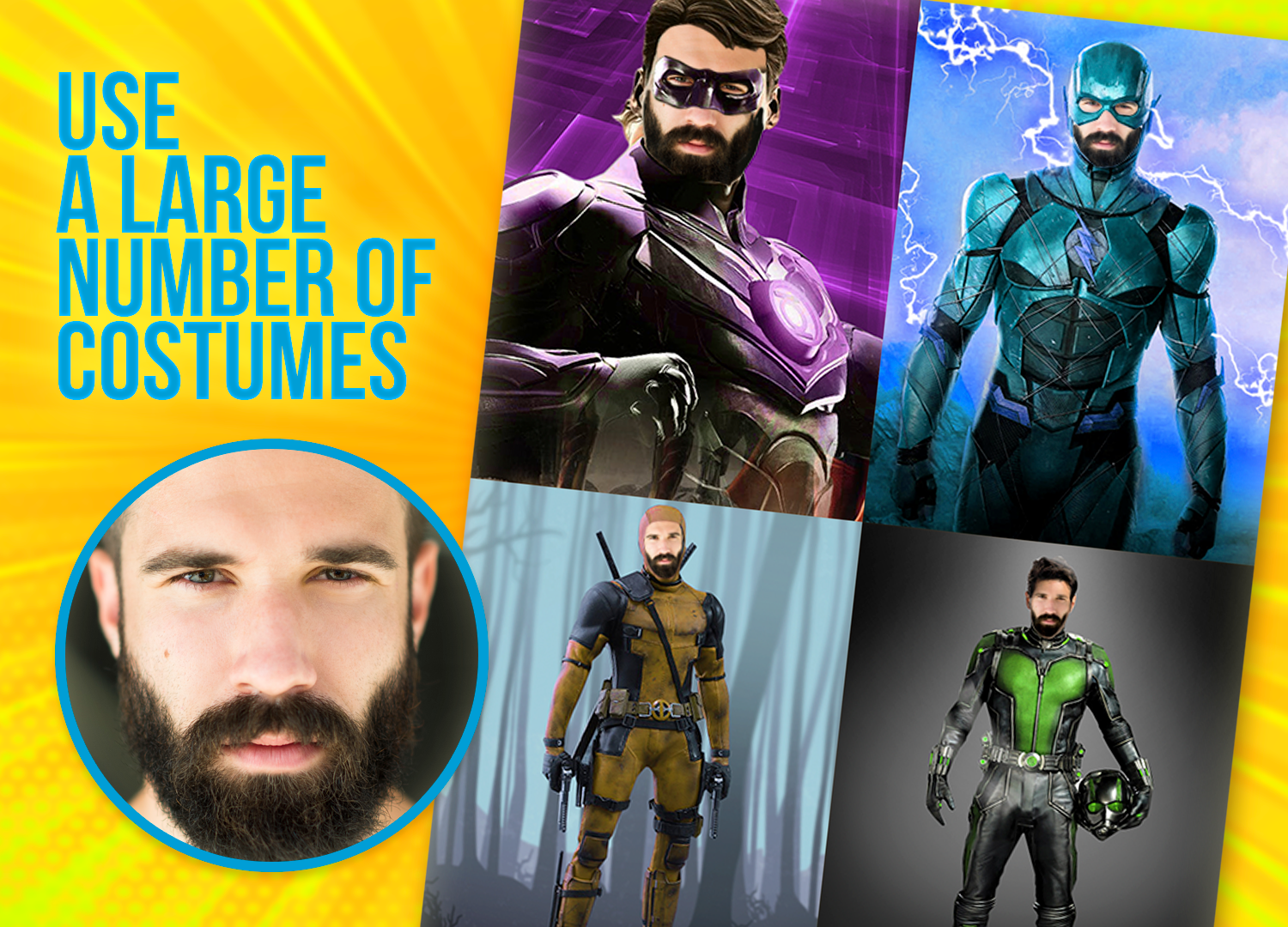 اسکرین شات 2 برنامه Superhero Photo Frame Editor